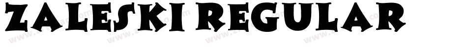 Zaleski Regular字体转换